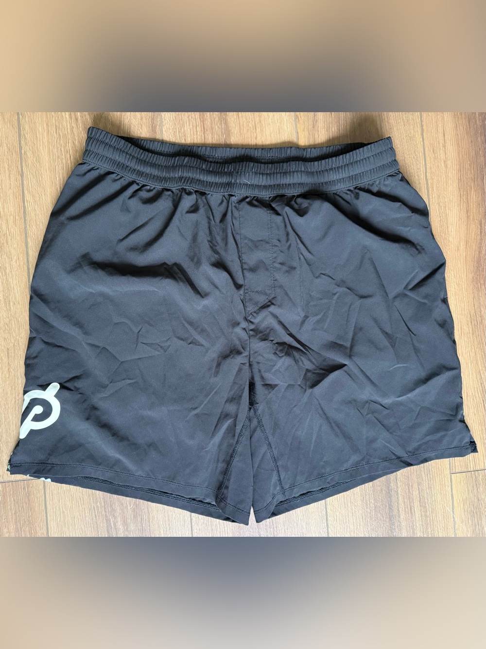 Peloton Shorts Mens XL Black Floral Tropical Lined Training Performance Workout